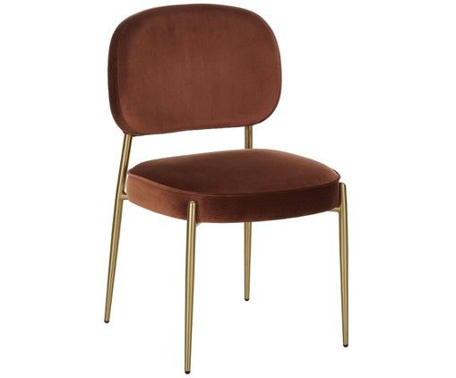 WestwingNow Velvet Dining Chair Luca